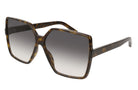 big square tortoiseshell YSL sunglasses
