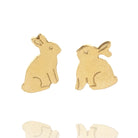 Amanda Coleman Handmade Bunny Rabbit Stud Earrings