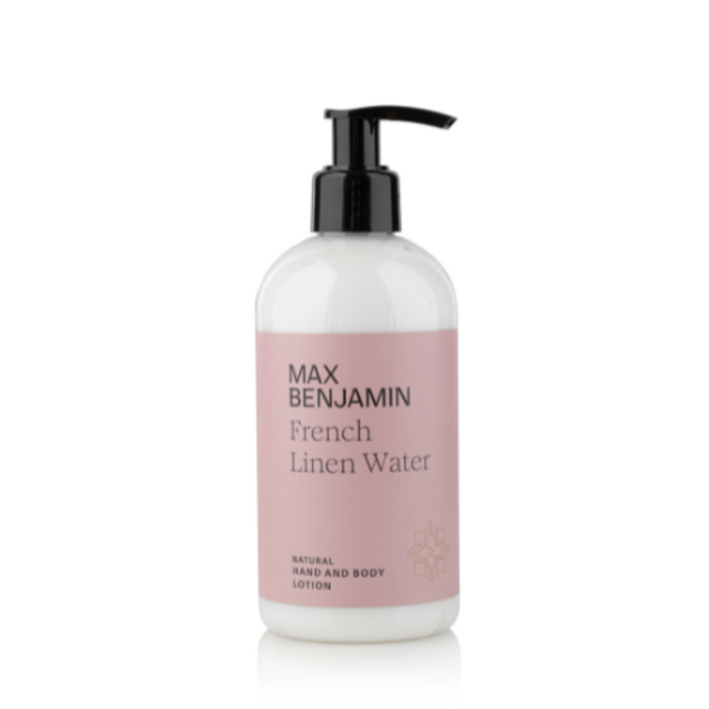 Max Benjamin French Linen Water Hand and Body Wash & Lotion 300ml