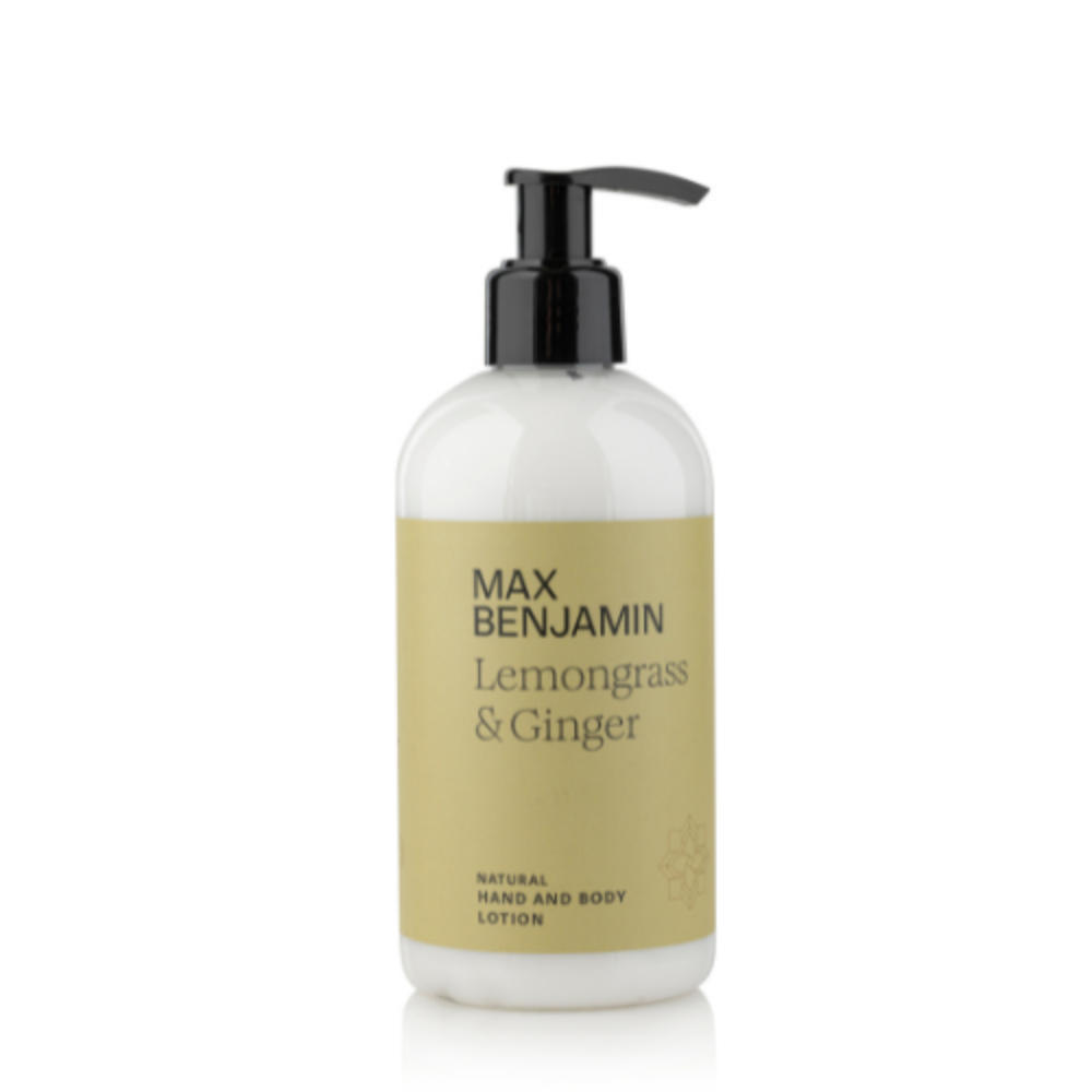 Max Benjamin Lemongrass & Ginger Natural Hand and Body Lotion 300ml