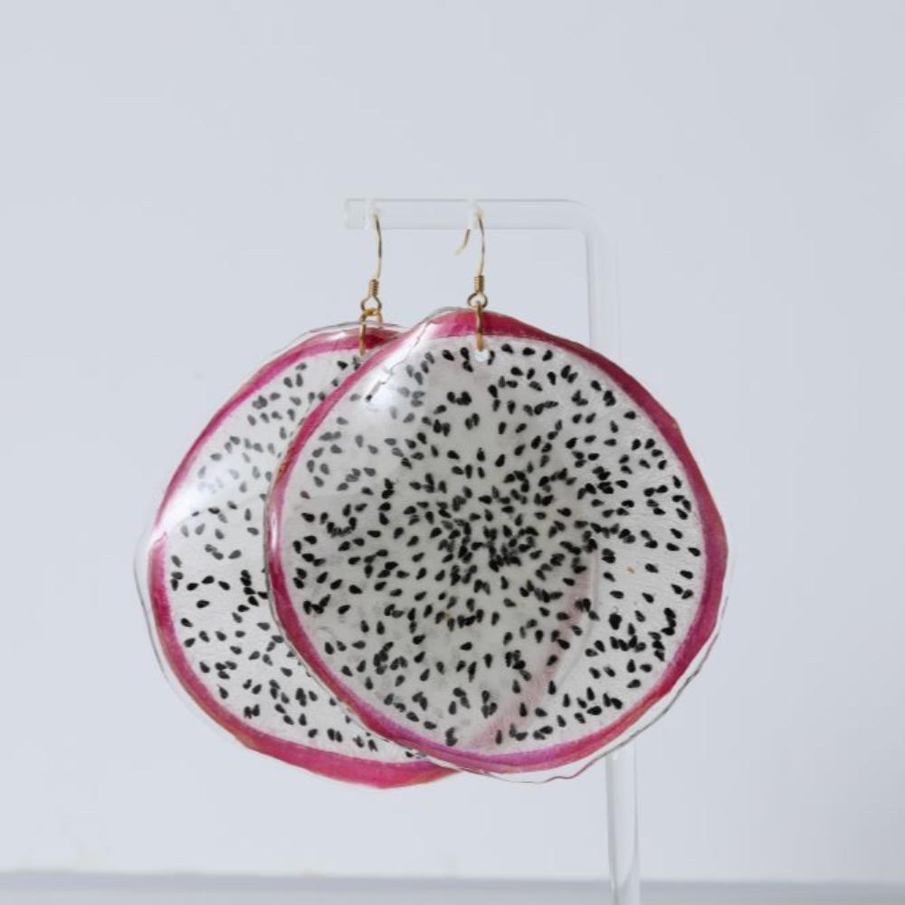 Nordic Flowers Jewellery - Dragonfruit Earrings