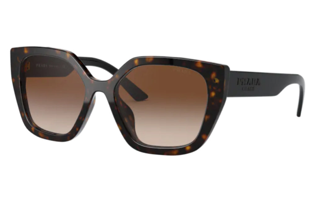 Prada ladies cat eye sunglasses in brown
