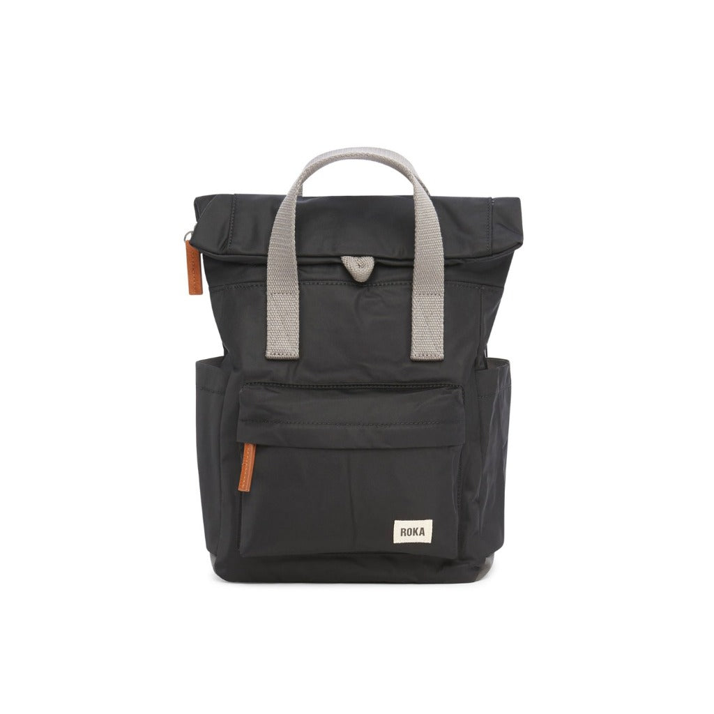 Roka London Canfield B Sustainable Backpack Black colour