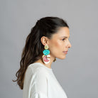 Sibilia Mix River Stones Large Earrings