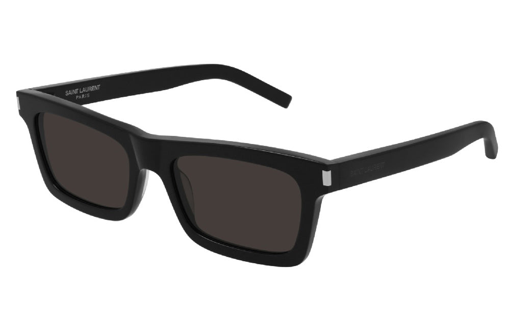Saint Laurent black rectangular sunglasses