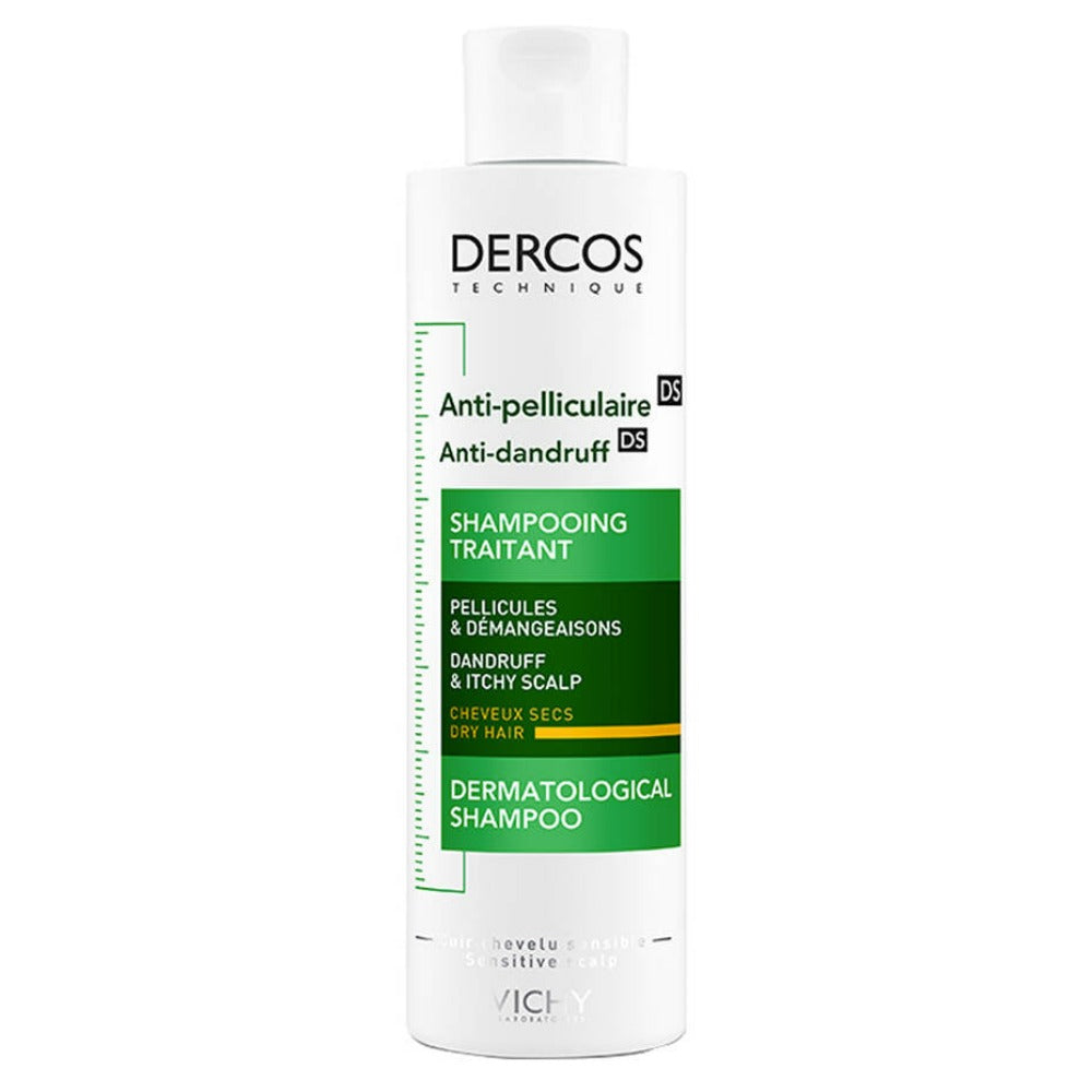 Vichy Dercos Anti-Dandruff & Itch Dermatological Shampoo 200ml dry hair