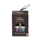 Tisserand Winter Essentials essential oil duo packaging on a white background