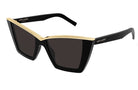 Gold and Black cat eye sunglasses