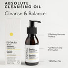 Kinvara Absolute Cleansing Oil bottle and packaging on a white background