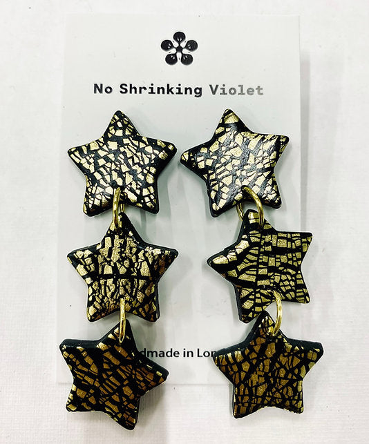No Shrinking Violet - Stargazing Earrings