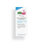 Sebamed anti-dandruff shampoo packaging on a white background