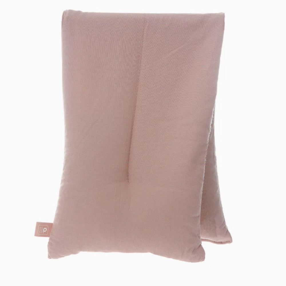 Pink pillow on a white background