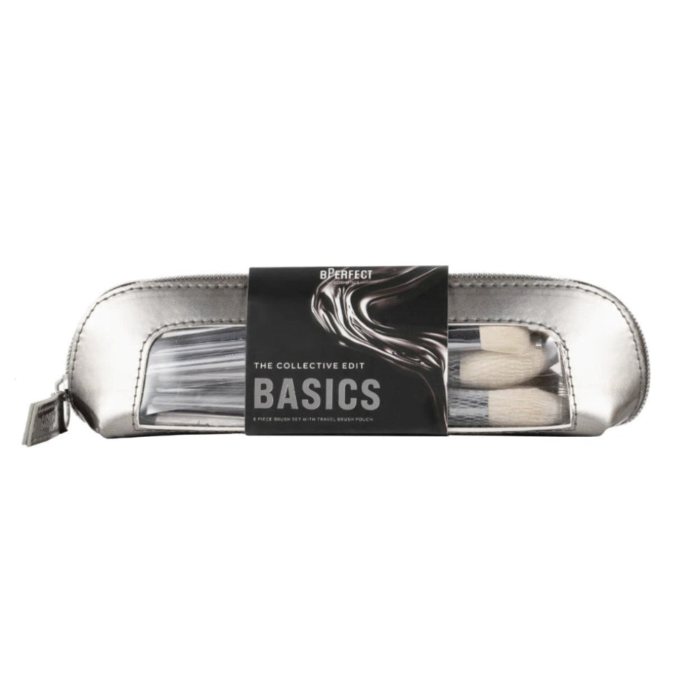 BPerfect Cosmetics - The Collective Edit Basics 8 Pc Brush Set + Bag