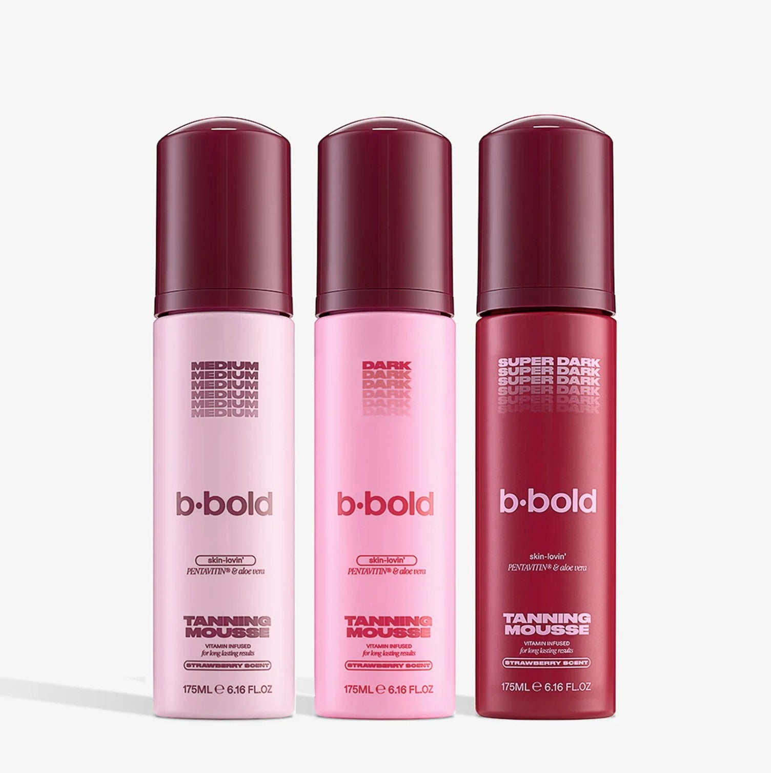 BBold Tanning Mousse 175ml medium, dark, super dark shades