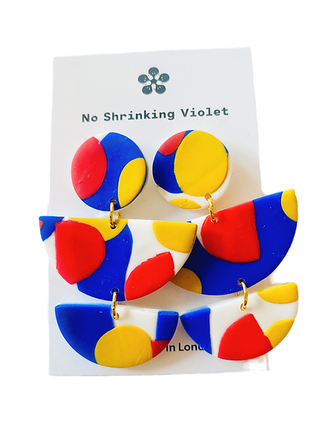 No Shrinking Violet Bondi Stack Earrings