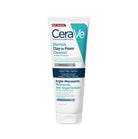 CeraVe blemish clay-to-foam cleanser tube on a white background