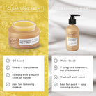 UpCircle Cleansing Face balm vs cleansing face milk info