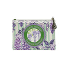 Floral patterned pouch with a visible Vendula logo on a white background