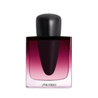 Shiseido perfume bottle with gradient design on a white background