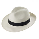 Panama Hats by Majesa - Down Brim Trilby Panama Men's Hat (Brisa Finish)