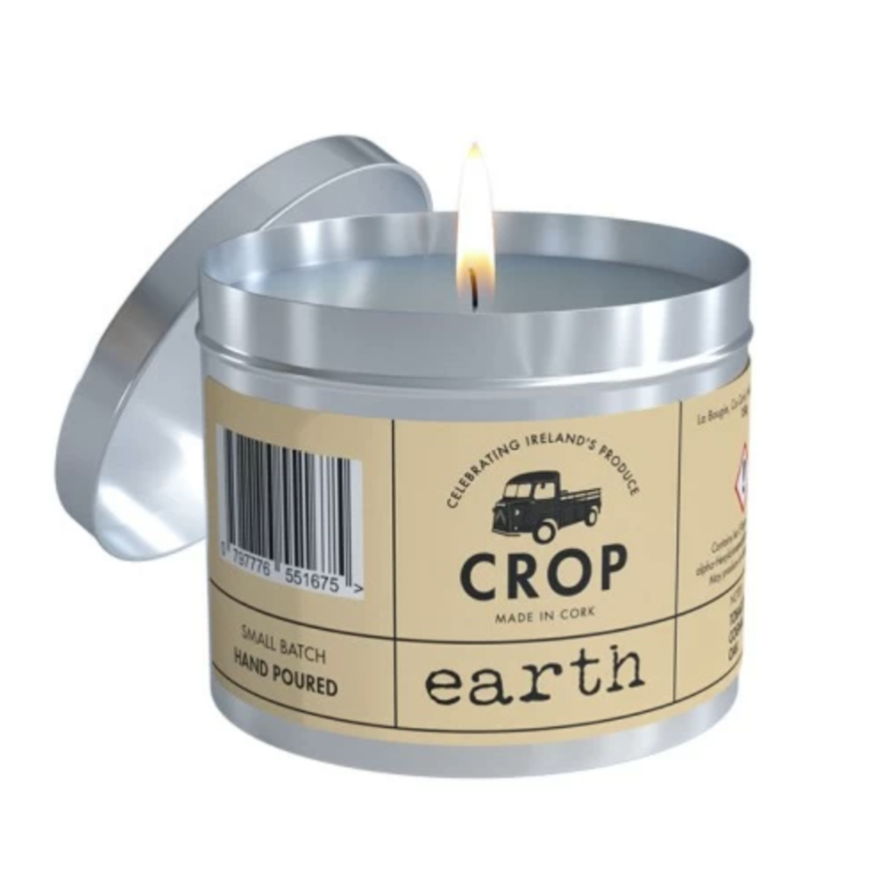 Crop Soy Wax Candles - Earth (Tobacco, Cognac & Oak) 150g