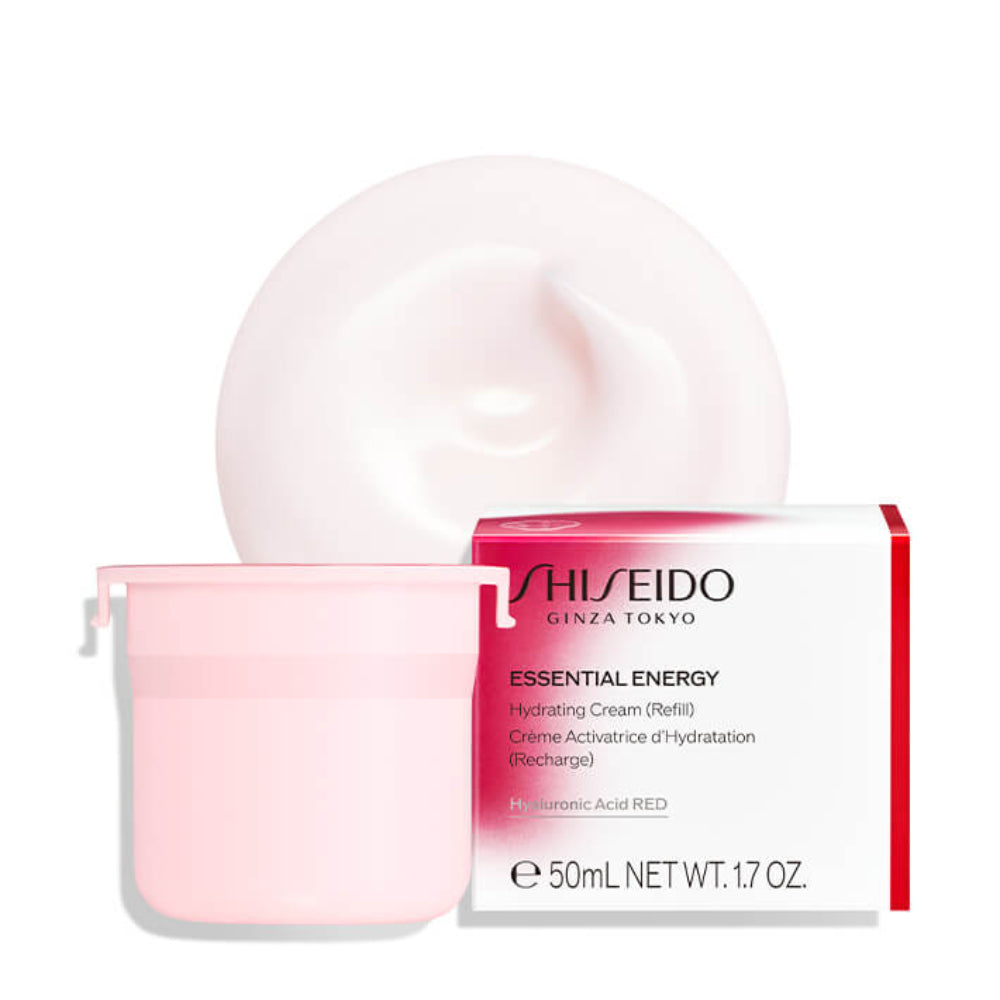Shiseido Essential Energy cream packaging on a white background