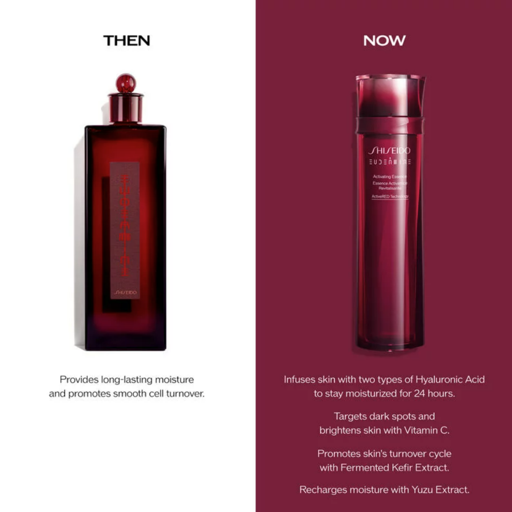 Shiseido Eudermine Activating & Hydrating Essence 145ml then and now editions