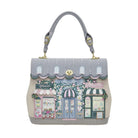 Handbag with a design on a white background
