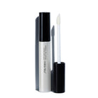 Shiseido lash growth serum with applicator on a white background