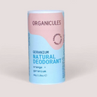 Organicules Handmade Irish Deodorant Sticks 50g geranium and orange