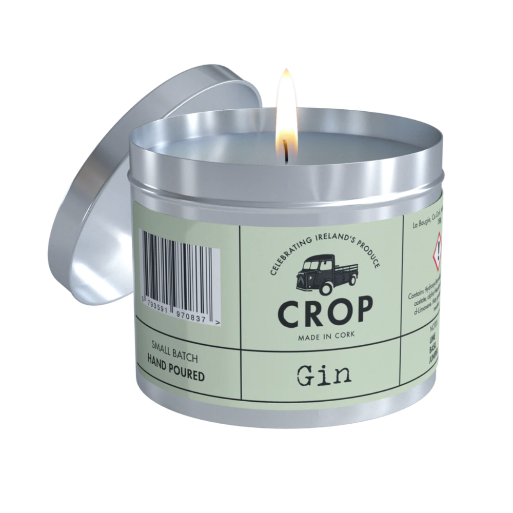 Crop Soy Wax Candles - Gin (Lime, Basil & Juniper) 150g
