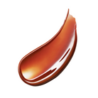 Red smear lipstick on a light gray background