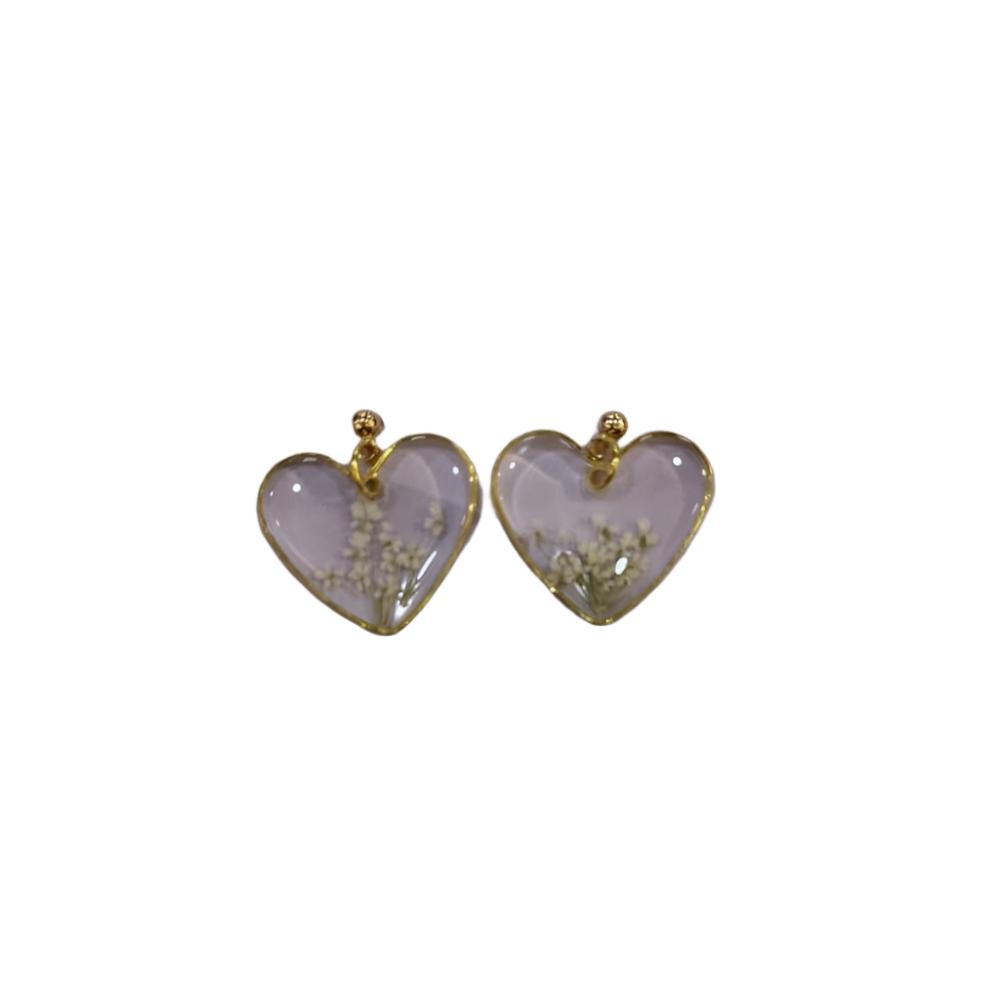 Nordic Flowers Jewellery - Gold Lace Heart