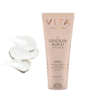 Tube of Vita Liberata The Gradual Build Luxury Tan Lotion on a white background