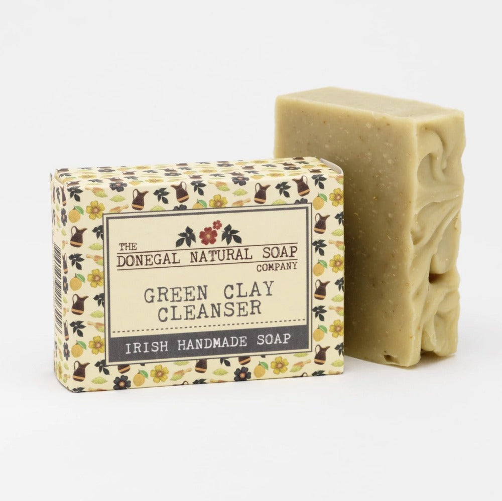 Donegal Natural Soap - Green Clay Cleanser Soap Bar 100g