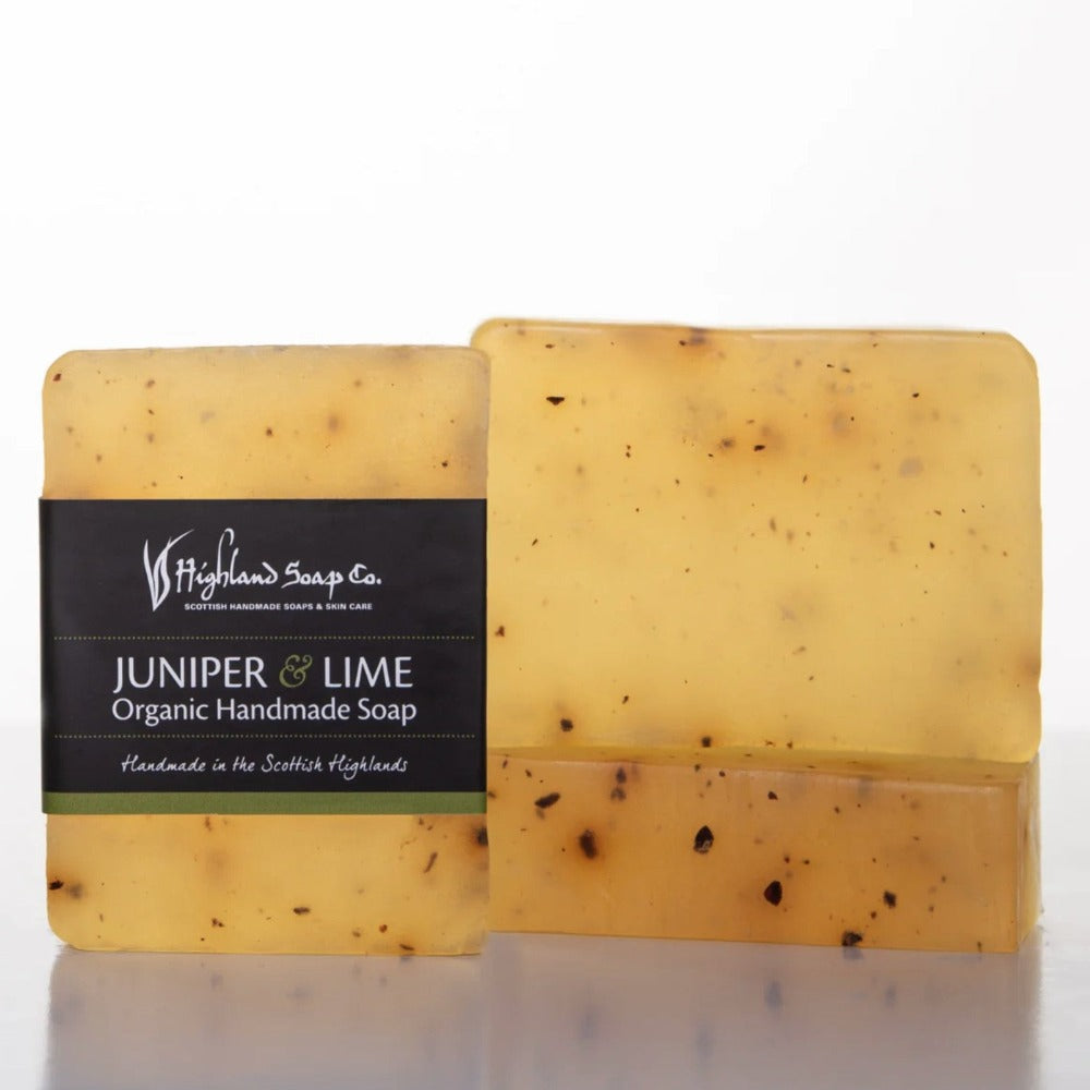 Highland Soap Company Organic Glycerine Soaps 150g juniper & lime