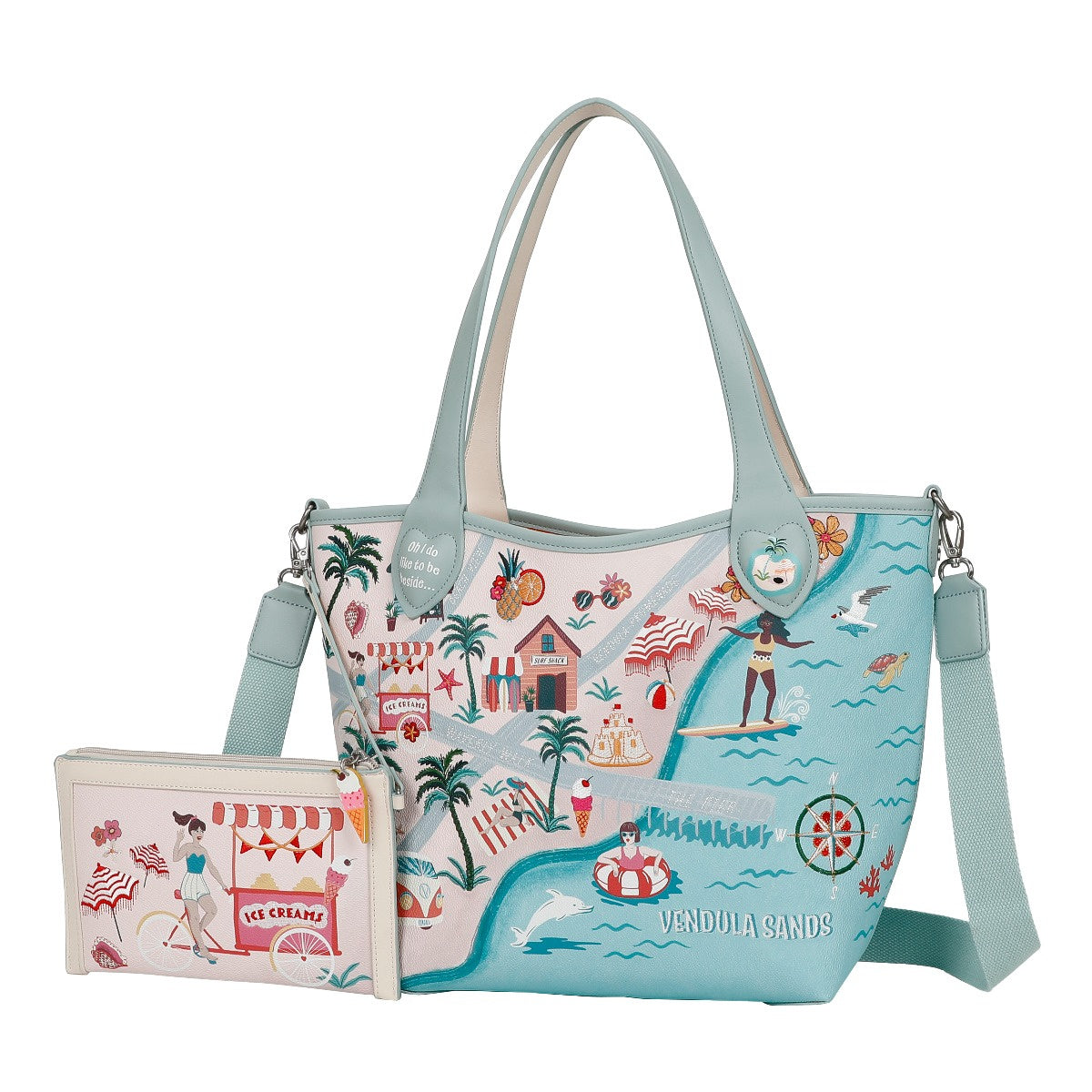 Vendula Sands Reversible Tote & Pouch