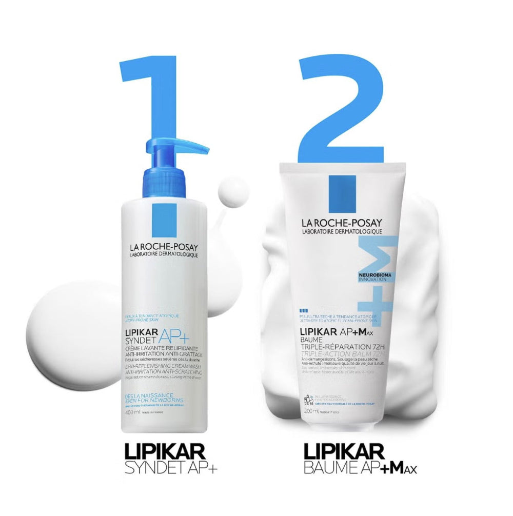 La Roche-Posay Lipikar products on a white background