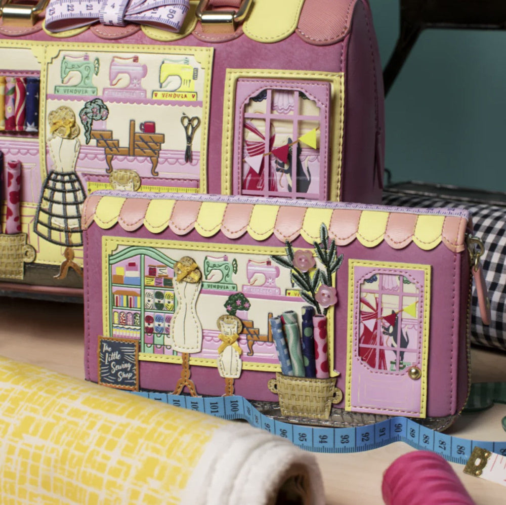 Vendula Sewing Shop Large Ziparound Wallet