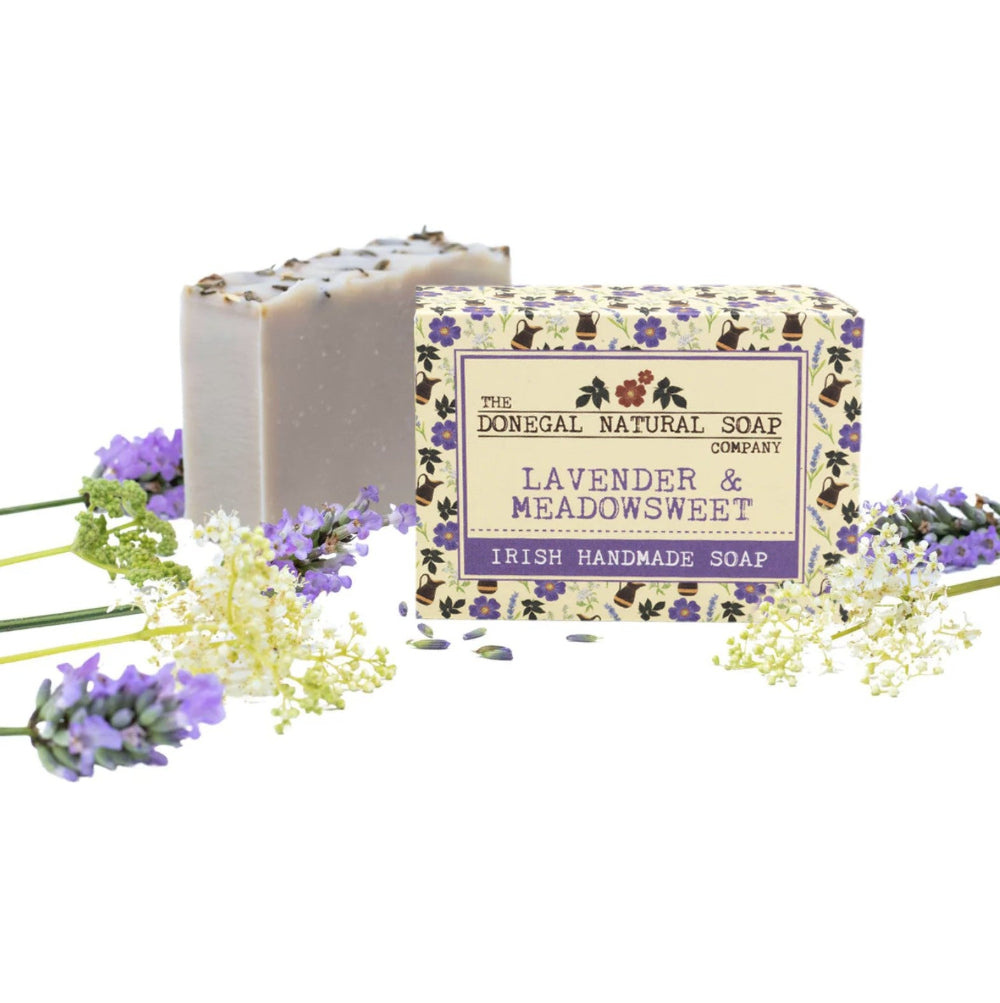 Donegal Natural Soap - Lavender & Meadowsweet Irish Soap Bar 100g