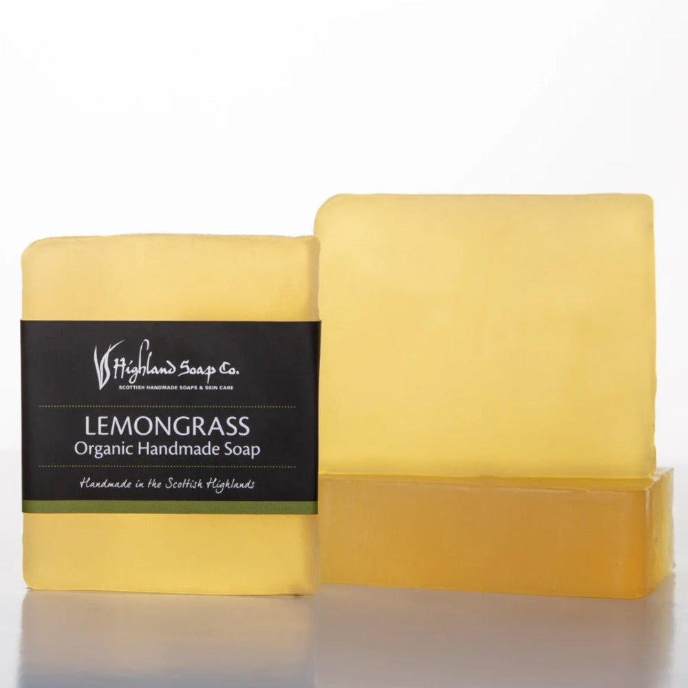 Highland Soap Company Organic Glycerine Soaps 150g lemongrass