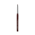 Eyeliner pencil in shade Black Honey with brown tip and silver casing on a white background