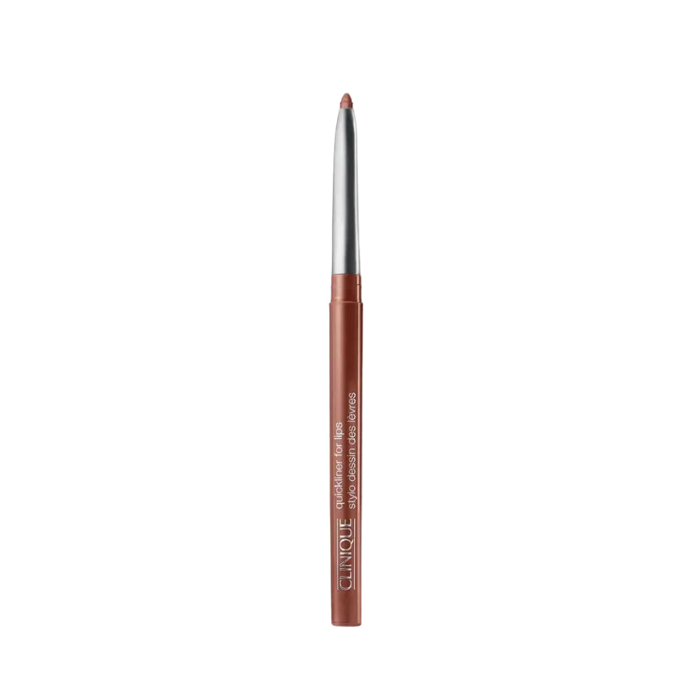 Clinique lip liner pen on a light gray background