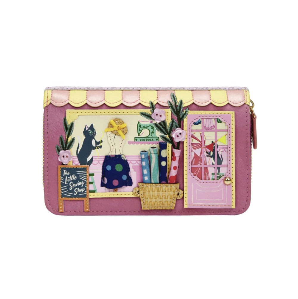 Vendula Sewing Shop Medium Ziparound Wallet