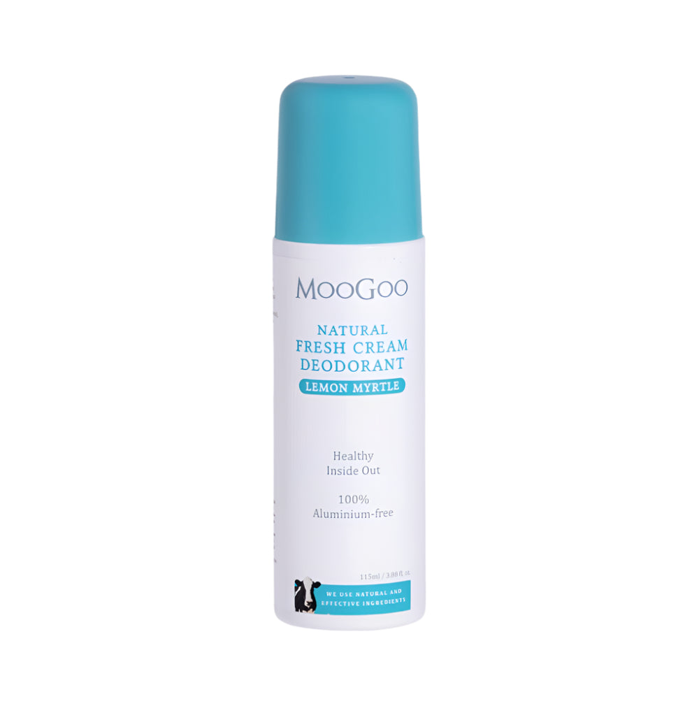 Moogoo Natural Fresh Cream Deodorant Lemon Myrtle 115ml