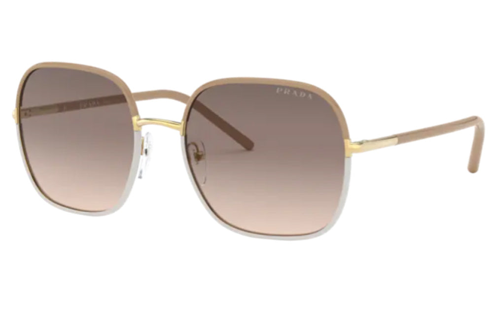 prada beige and white ladies sunglasses