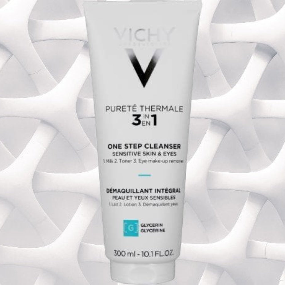 Vichy Pureté Thermale 3-in-1 One Step Cleanser Sensitive Skin And Eyes 300ml
