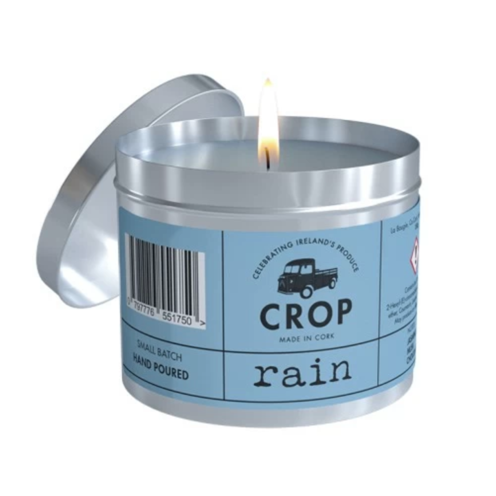 Crop Soy Wax Candles - Rain (Jasmine, Musk & Chocolate) 150g