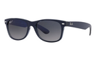 Navy blue sunglasses with a white background