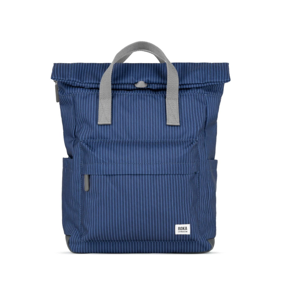 Roka Canfield B Recycled Canvas Medium Bags Dark Denim Wash Colour